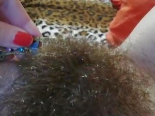 Hårete busk fetisj videoer den beste hårete fitte i nær opp med stor kllitoris