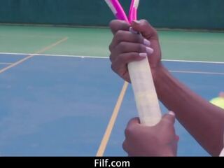 Tennis deity Ana Foxxx Takes Anal Lessons From Coach xxx clip vids