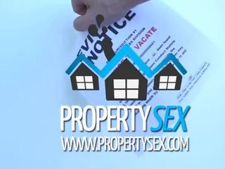 Propertysex tenant dengan phenomenal tetek keparat dia tuan tanah