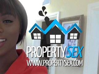 Propertysex - красавици черни реален имот агент между различни раси x номинално клипс с buyer