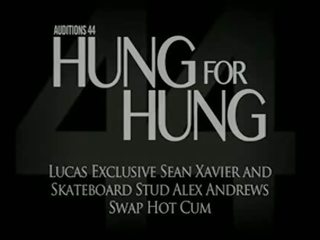 Blondie Skater Twink Alex Andrews Takes Huge ebony dong from Sean Xavier